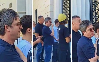 El vocalista de Oasis recorrió Recoleta y La Bombonera antes de su show