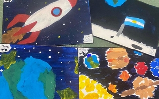 Pequeños trazos y un sueño: dibujos de nenas sanjuaninas llegarán al espacio