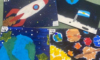 Pequeños trazos y un sueño: dibujos de nenas sanjuaninas llegarán al espacio