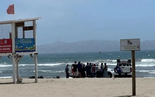 La Serena: playa prohibida y sin salvavidas, el escenario de la desaparición del joven sanjuanino