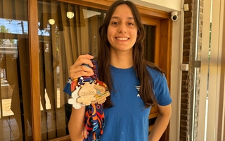 La historia de María Inés, la sanjuanina que fue campeona en natación en Bolivia