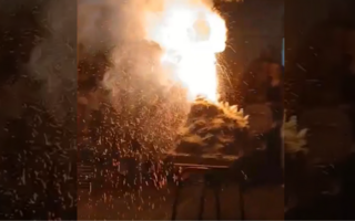 Le explotó en la cara una maqueta a una alumna en Ullum: está internada