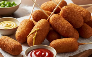 Aprende la receta fácil para preparar corn dog en casa