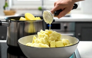 El truco del chef para un puré de papas cremoso sin manteca ni leche
