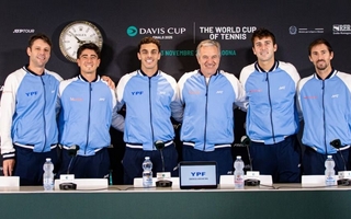 Argentina enfrenta a Alemania por los cuartos de final de la Copa Davis