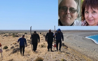 Analizan restos encontrados en Santa Cruz que podrían ser la pareja de jubilados desaparecida