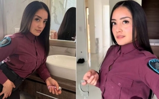 Suspenden a una oficial por hacer videos de tik tok con el uniforme policial