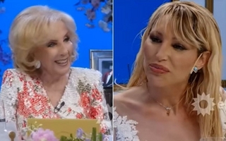 La incomodidad de Vicky Xipolitakis ante las preguntas íntimas de Mirtha Legrand