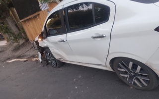 Un choque en Circunvalación Sur y España destruyó un café al paso