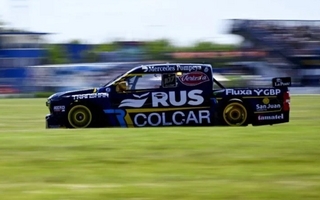 El piloto sanjuanino logró su mejor resultado del año en el TC Pick Up 