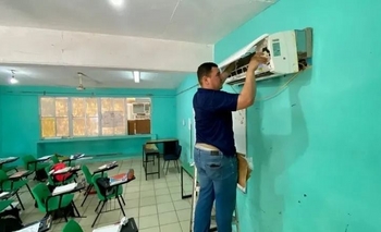 Comprarán 600 aires acondicionados para instalar en las escuelas de San Juan