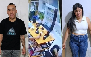 Detuvieron a una pareja de mecheros que robaban usando un carrito de bebé