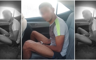 Detuvieron a un hombre por intentar robar cables en una plaza