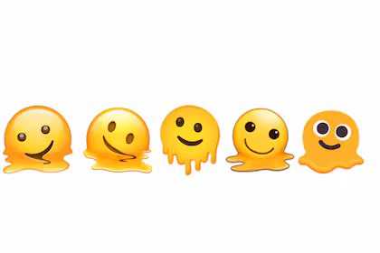 El emoji de la cara derretida en WhatsApp: significado y usos que desconocías