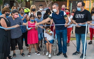 Inauguraron la plaza número 100 en Rivadavia 