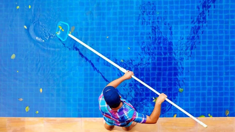 Piscina impecable, sin cambiar el agua