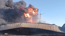 Un incendio arrasó con el galpón de una finca en Ullum
