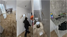 Ladrones arruinan el sueño de la casa propia de una joven madre en Rawson