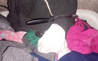 Agredió a su pareja y quiso apuñalar a un policía