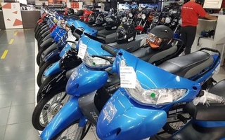 Fuerte caída en patentamiento de motos durante noviembre