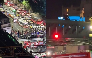 Drama en Puente Pacífico: rescataron a un hombre que quería saltar