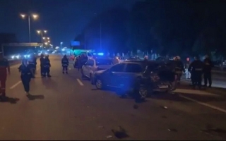 Murió un hombre en un choque múltiple tras cortarse una linga