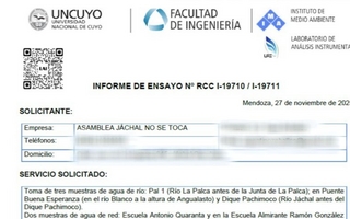 Peces muertos en Cuesta del Viento: el informe final de la UNCuyo ya está en la Justicia