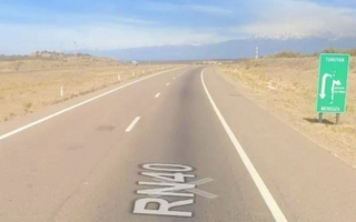 Asaltaron y balearon a un conductor tras una emboscada en la ruta 40