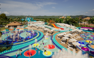 Así será Infinito Water Park: 13 hectáreas, 50 atracciones y un estadio para 14 mil personas