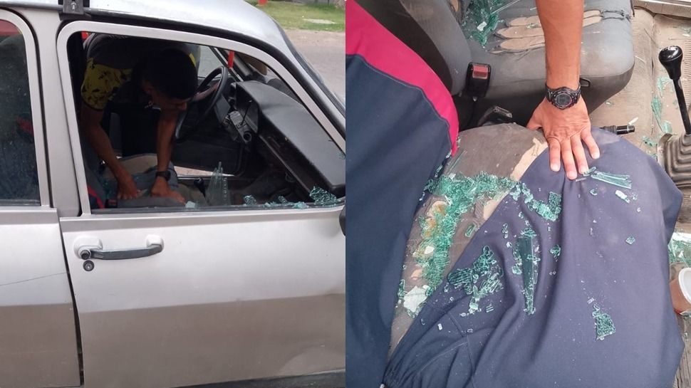 Robo en Chimbas: detuvieron a un joven que rompió el vidrio de un auto