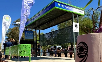 Para más seguridad vial, 9 de Julio inauguró obras frente a una escuela