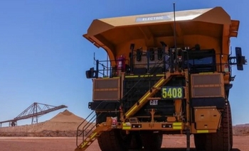 Mineras con presencia en San Juan prueban camiones eléctricos fuera de ruta