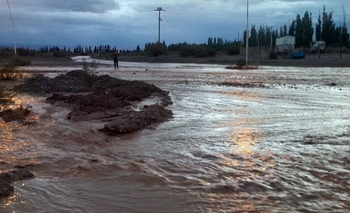 La tormenta golpeó y bajó creciente en distintos puntos de San Juan