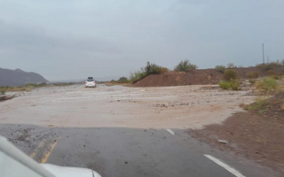 Las lluvias generaron cortes y precaución en varias rutas de San Juan