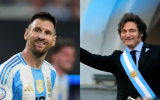 Milei publicó una foto de Messi y agravó la tensión entre la AFA y el Gobierno