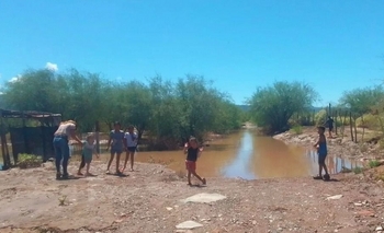 Aseguran que las lluvias dejaron a 26 familias en Caucete aisladas