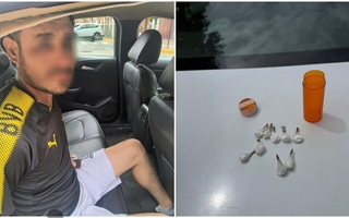 Cayó en el microcentro con cocaína escondida en un frasco