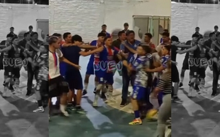 Escándalo en Hualilán: Unión ganó 5-2 y el final terminó a los golpes