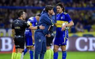 El día que Cavani desobedeció, Rojo intervino y Martínez paró todo