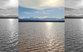La Pampa del Leoncito inundada tras las lluvias: mirá las fotos