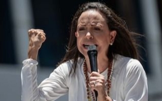 Cancelaron la conferencia de prensa de Corina Machado