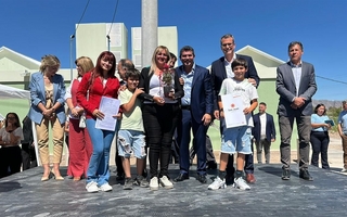 Familias sanjuaninas recibieron su casa propia en un barrio de Rawson