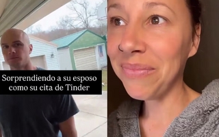 La trampa perfecta: ella creó un perfil falso en Tinder y expuso a su esposo infiel en la puerta de su casa
