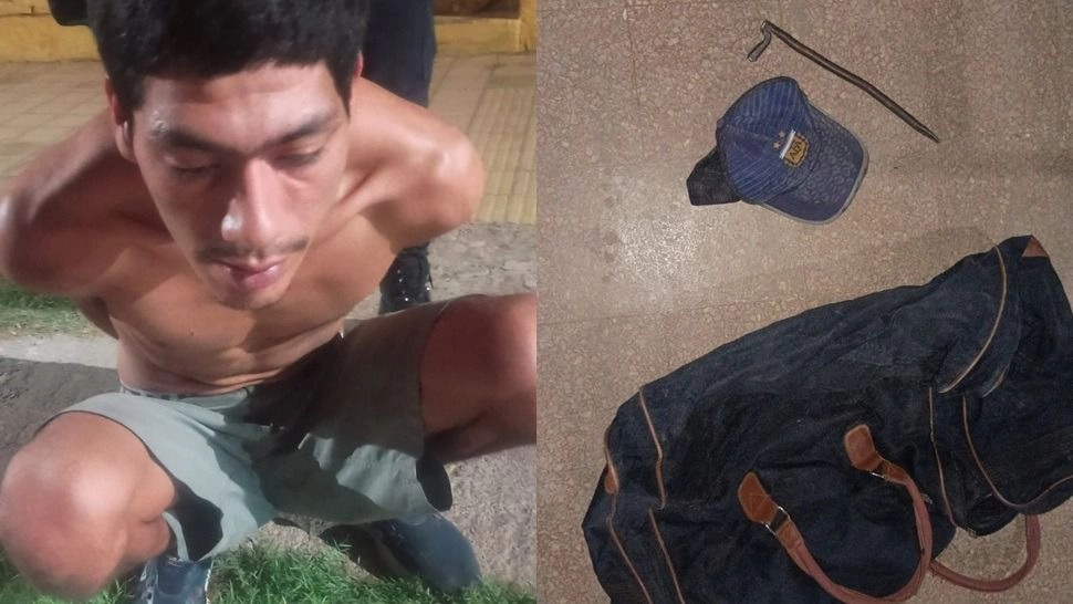 Intentó robar cajones de frutas y verduras de la feria y terminó detenido