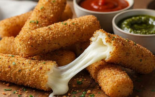 Bastones de mozzarella: la receta crocante para todos