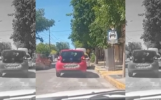 Tenso cruce entre un taxista y un conductor de Didi/Uber en pleno centro