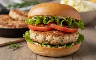 Cómo preparar con tres ingredientes las hamburguesas de pollo