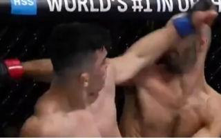 El argentino Kevin Vallejos noqueó a Giga Chikadze e hizo historia en UFC