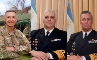 Milei renovó las cúpulas de las Fuerzas Armadas