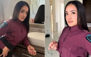 Echaron de la policía porteña a la oficial que hacía videos hot con el uniforme